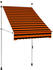 vidaXL Einziehbare Markise 100 cm orange/braun (145834)