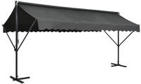 vidaXL Freistehende Markise 500x300 cm Anthrazit