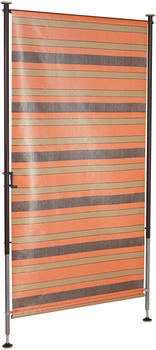 Angerer Klemm-Senkrechtmarkise 150 x 225 cm Ausfall: 150 cm orange/braun