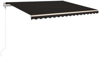 vidaXL Markise Automatisch Einziehbar 400x350 cm Anthrazit