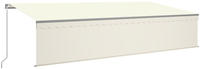 vidaXL Markise Manuell Einziehbar mit Rollo 6x3 m Creme