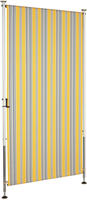 Angerer Freizeitm&ouml;bel Klemm-Senkrechtmarkise gelb/grau, BxH: 150x225 cm