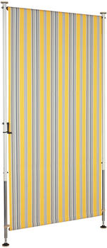 Angerer Klemm-Senkrechtmarkise 150 x 225 cm Ausfall: 150 cm gelb/grau