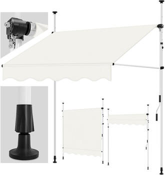 tillvex Balkonmarkise 350 x 300 cm beige (BM005)