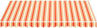 vidaXL Markisenbespannung Gelb und Orange 3x2,5 m