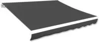 vidaXL Markisenbespannung Canvas Anthrazit 300x250 cm