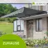 Juskys Markise 300 x 250 cm grau