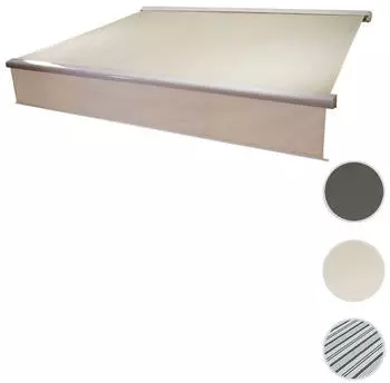 MCW Elektrische Kassetten-Markise H124 4x3m Acryl creme