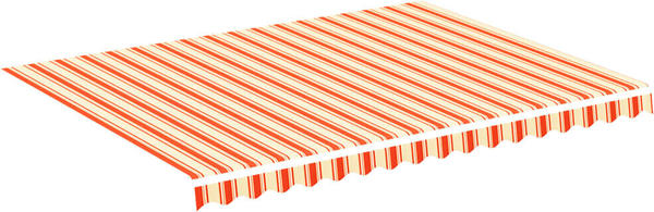vidaXL Replacement fabric for awning 400 x 300 cm yellow/orange
