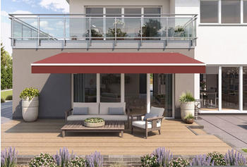 wismar Markisen Gelenkarmmarkise Classic 400x350cm rostrot