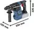 Bosch Professional Combo Kit 18V-Set ohne Akku (0615A500BJ)
