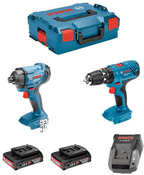 Bosch Kit GSB 18V-21 + GDR 18V-160 (2 x 2,0 Ah + AL1820CV + L-Boxx 136)