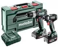 Metabo Akku Combo Set 2.8.2 18v, Bs 18 L + Ssd 18 Lt 200 Bl, Metabox 145 L