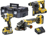 DeWALT - Akku-Werkzeug-Set, 9-teilig, mit Akkus und Ladeger&auml;t DCK305P3T