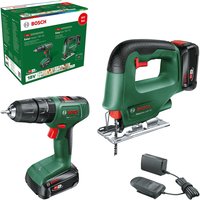 Bosch Akku-Schlagbohrmaschine EasyImpact 18V-40 + Akku-Stichs&auml;ge EasySaw 18V-70 mit