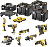 DeWALT - Akku-Werkzeug-Set, 18-teilig, mit Akkus und Ladeger&auml;t DCK853P4T