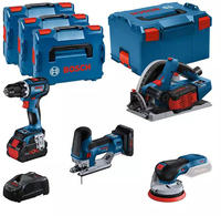Bosch - Kit 4 Gsr/gkt/gst/gex-werkzeuge &ndash; &ndash; Mit Procore 18v 4,0 Ah Akku + 2