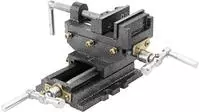 vidaXL Schraubstock Kreuztisch Handbetrieben 70 mm