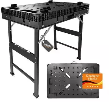 Lemodo Werkbank klappbar, mobiler Spanntisch, 454kg (YT020)