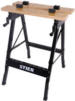 Werkbank, Mit Spannbacken, Mobiler Arbeitstisch, Klappbar, Spanntisch, Platzsparend,