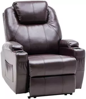 MCombo Massagesessel mit Heizung braun (7061)