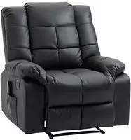 HOMCOM - Massagesessel - 94B x 99T x 99H cm - schwarz