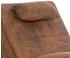 vidaXL Massage Chaiseloungue Wildleder-Optik braun