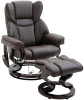 Homcom Relaxsessel, Braun, Holz, Nachbildung, 1-Sitzer, F&uuml;llung: Schaumstoff,