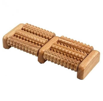 bodhi Fu&szlig;massageroller aus Holz braun No Size