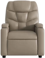 vidaXL Massagesessel Cappuccino-Braun Kunstleder