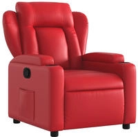 vidaXL Massagesessel Rot Kunstleder