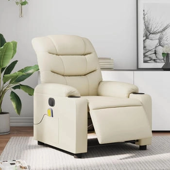 vidaXL Massagesessel Elektrisch Kunstleder (3206593)