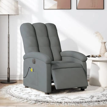 vidaXL Massagesessel Elektrisch Stoff (3204081)