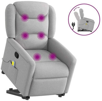 vidaXL Massagesessel mit Aufstehhilfe Stoff (3303213)