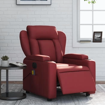 vidaXL Massagesessel Elektrisch Kunstleder (3204541)