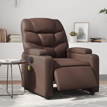 vidaXL Massagesessel Elektrisch Kunstleder (3204653)