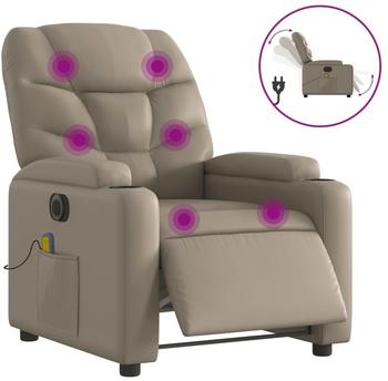 vidaXL Massagesessel Elektrisch Kunstleder (3204657)