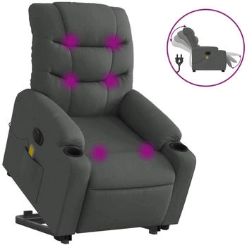 vidaXL Elektrischer Massagesessel mit Aufstehhilfe Stoff (3206673)