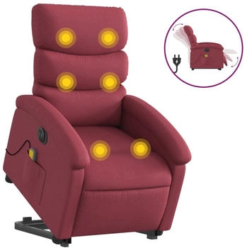 vidaXL Elektrischer Massagesessel mit Aufstehhilfe Stoff (3204017)