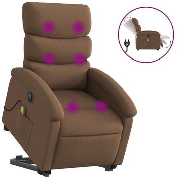 vidaXL Elektrischer Massagesessel mit Aufstehhilfe Stoff (3204018)