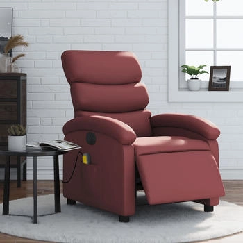 vidaXL Massagesessel Elektrisch Kunstleder (3204037)