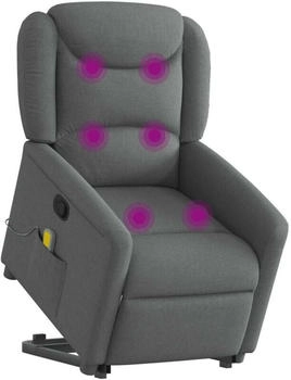 vidaXL Massagesessel mit Aufstehhilfe Stoff (3303205)