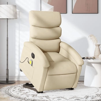 vidaXL Elektrischer Massagesessel mit Aufstehhilfe Stoff (3204023)