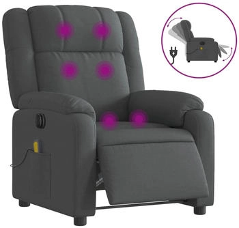vidaXL Massagesessel Elektrisch Stoff (3205191)