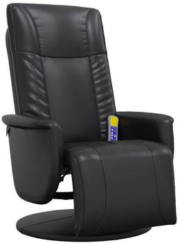 vidaXL Massagesessel mit Fu&szlig;teil Kunstleder (356517)