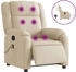 vidaXL Massagesessel Elektrisch Stoff (3205199)
