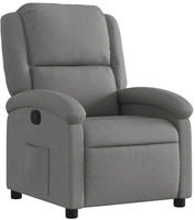 vidaXL Massagesessel Dunkelgrau Stoff