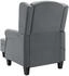 vidaXL Massagesessel mit Hocker Stoff (320161)