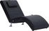 vidaXL Massage-Chaiselongue mit Kissen Kunstleder (281284)