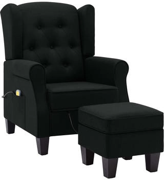 vidaXL Massagesessel mit Hocker Stoff (320163)